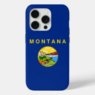iPhone 15 Pro Case-Mate, Montana flag Case