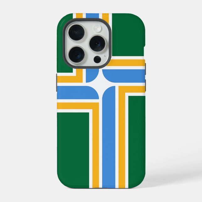 iPhone 15 Pro Case-Mate, Portland flag Case (Back)