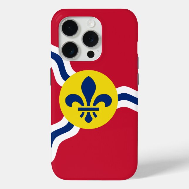 iPhone 15 Pro Case-Mate, St. Louis flag Case-Mate iPhone Case (Back)