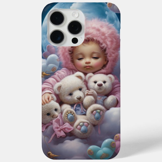 iPhone 15 Pro Max Cases - Moon-4 (Back)