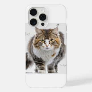 IPhone 15 pro max : cat cover desing