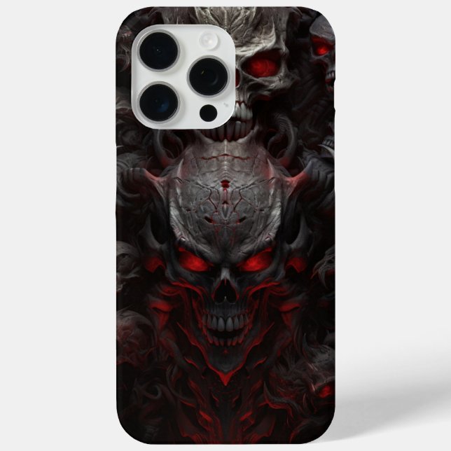 iPhone 15 Pro Max Coins - Skull Series -2 Case-Mate iPhone Case (Back)