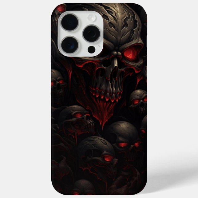 iPhone 15 Pro Max Coins - Skull Series -3 Case-Mate iPhone Case (Back)