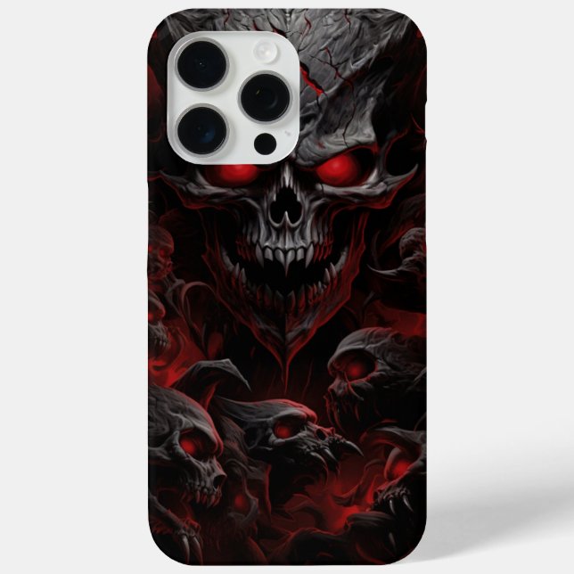 iPhone 15 Pro Max Coins - Skull Series -6 Case-Mate iPhone Case (Back)