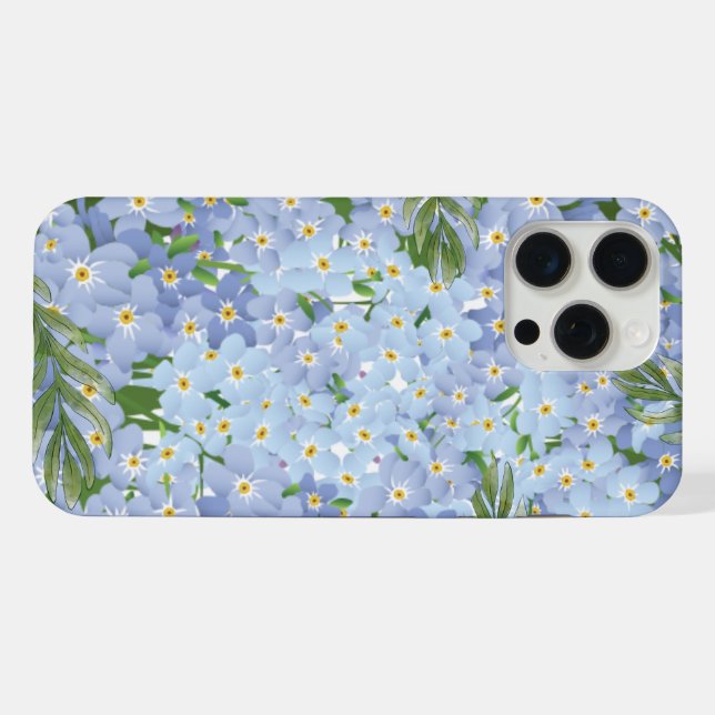 Iphone 15  pro max floral Phone case (Back Horizontal)
