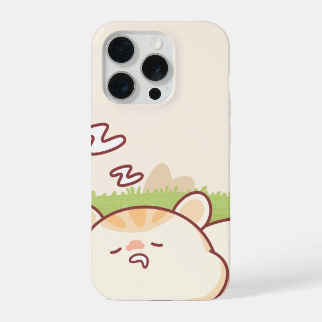 Iphone 15 Pro Phone Case With a Cute Design. (Back)