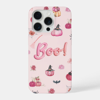 iPhone 15 Pro Pink Pumpkin Theme iPhone 15 Pro Case