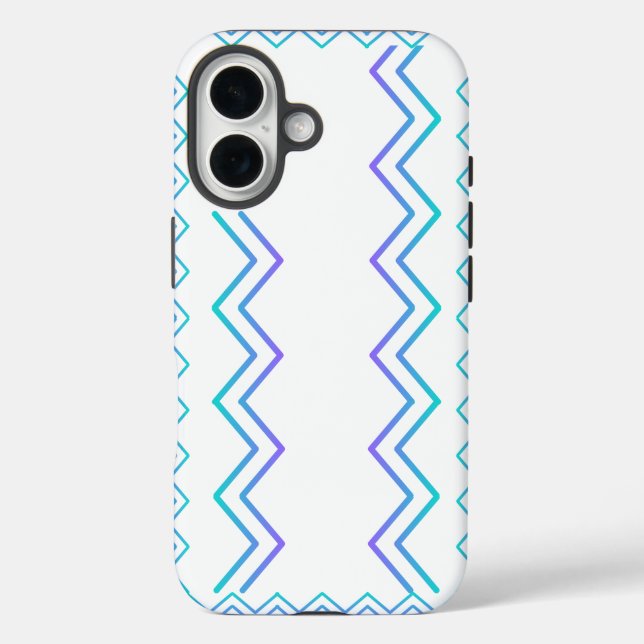 iPhone 16 Aesthetic Pattern Tough Case (Back)