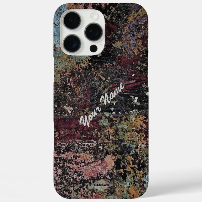 Iphone 16 Case Artist Paint Look HAMbWG (Back)
