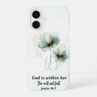 Iphone 16 case, Biblical phrase Case