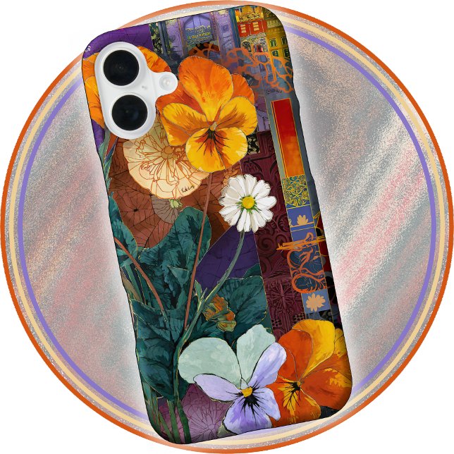 iPHONE 16 CASE & more - Colourful Floral Design (Creator Uploaded)