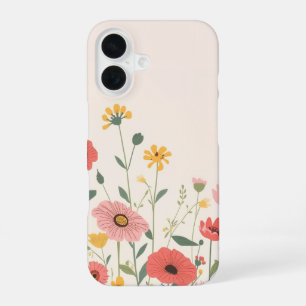 IPhone 16 cute floral case