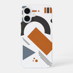 Iphone 16 Phone Case with geometric design