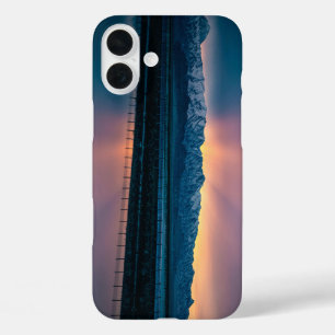 iPhone 16 Plus Cases with Water Near Snow-Covered