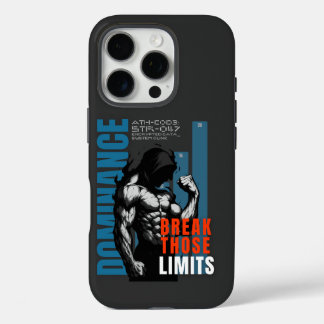 iPhone 16 pro "ATH-CODE" fitness-themed phone case
