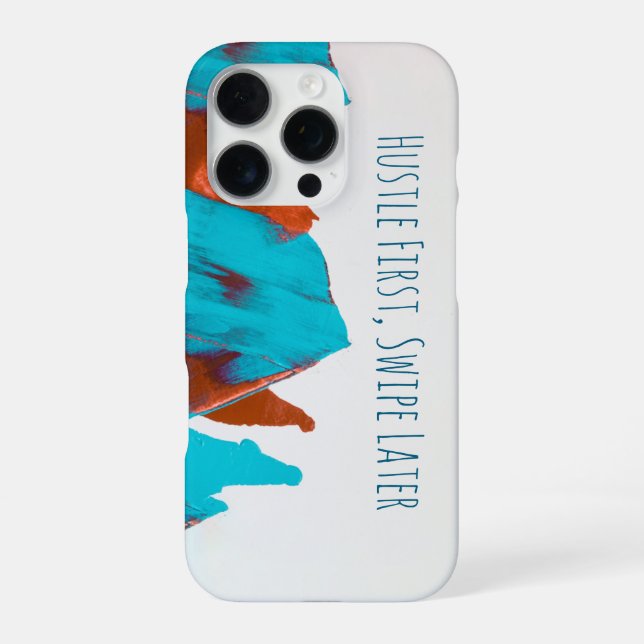 iPhone 16 Pro Case Motivation - Abstract Design (Back)
