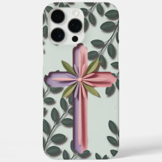 iPhone 16 Pro Case with Christian Cross Ai design 