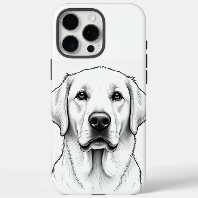  iPhone 16 Pro Max Cases - Labrador Retriever (Back)
