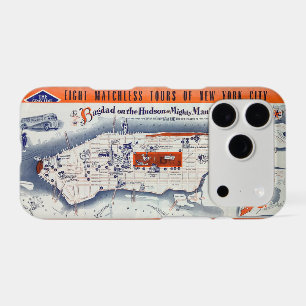 IPHONE 17 CASE ART MCM MAP OF NEW YORK CITY