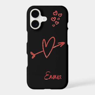 iPhone 17 Case Mate – Emma Black Love Design