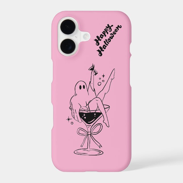 iPhone 17 Case Mate – Pink Cute Halloween (Back)