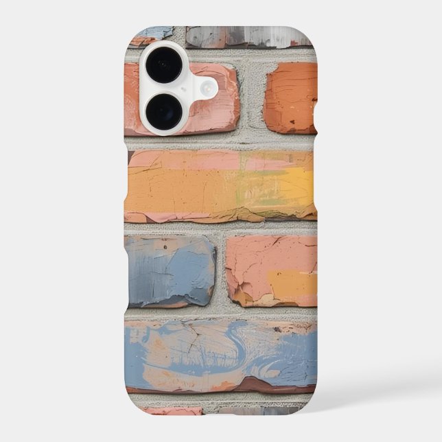 iPhone 17 Case Mate – Purple Artistic Brick Wall (Back)