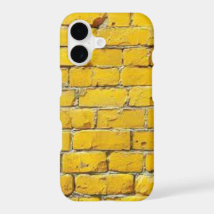iPhone 17 Case Mate – Yellow Abstract Wall Design