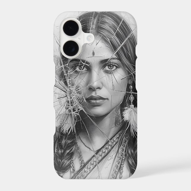 iPhone 17 Case with Exotic Girl Design – Stylish & (Back)