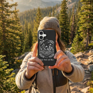 iPhone 17 Mountain Forest Case Editable Text