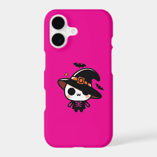 iPhone 17 Pink Case – Cute Halloween Design for Ki