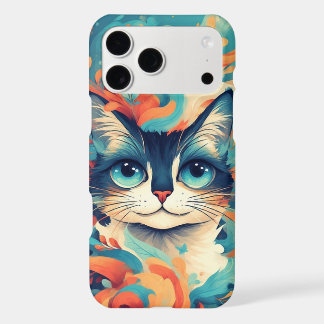 iPhone 17 Pro Max Cat Phone Case - Artistic Cat