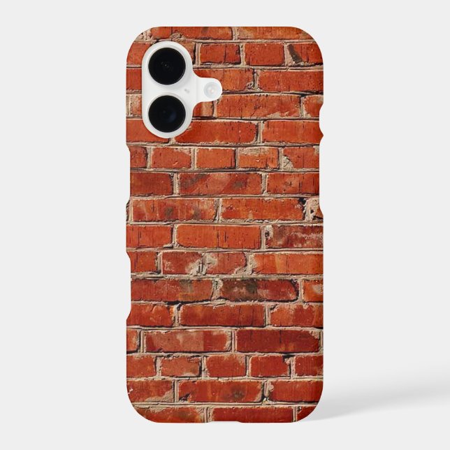 iPhone 17 Protective Case – Brick Wall Design  (Back)