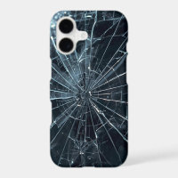 iPhone 17 Protective Case – Broken Glass Design, R