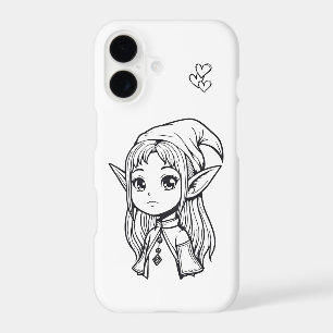 iPhone 17 Protective Case – White Female Elf Desig