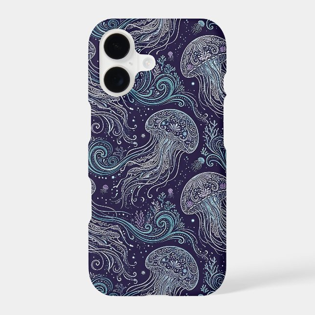 iPhone 17 Slim Fit Case Deep Ocean Currents (Back)