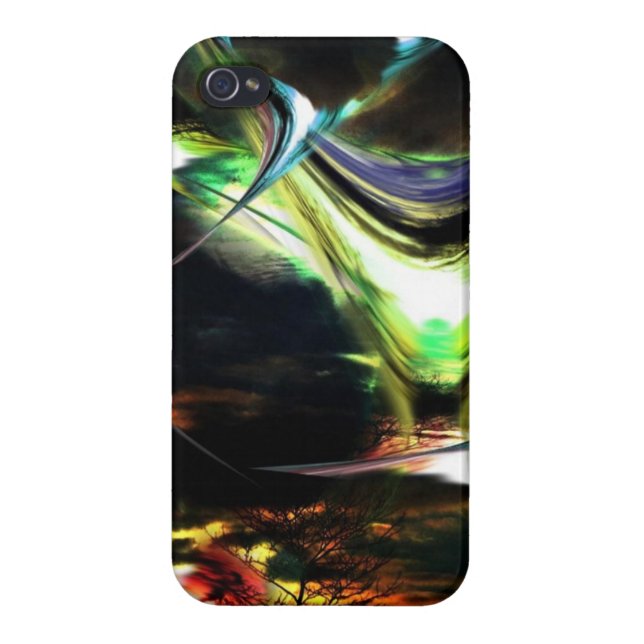 iPhone 4 Case "Tropical Storm" (Back)