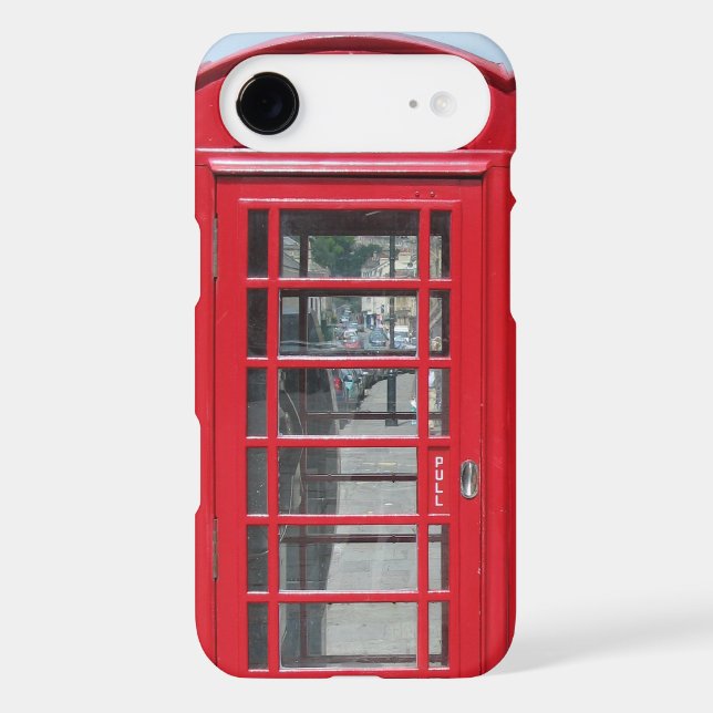iPhone 4: Classic red telephone box photo Case-Mate iPhone Case (Back)