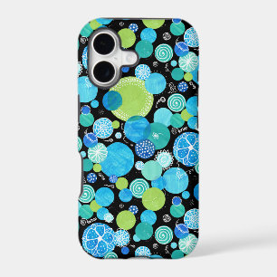 iPhone 5/5s Case: Blue Moons Quirky Pattern