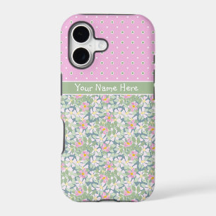 iPhone 5/5s Case-Mate Case Dogroses and Polka Dots