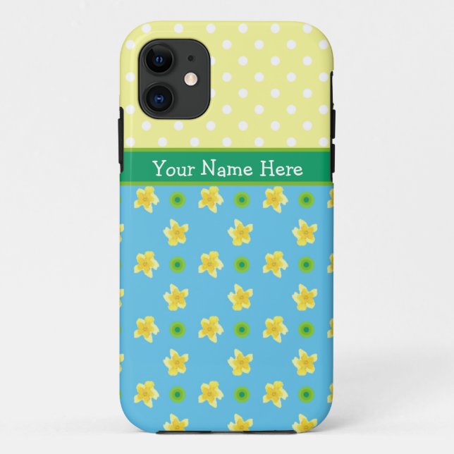 iPhone 5/5s Case-Mate Case: Personalise; Primroses Case (Back)