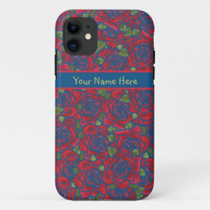 iPhone 5/5s Case-Mate Case: Red Roses, Personalise Case