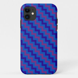 iPhone 5/5s Case, Plum, Blue and Navy Chevrons Case-Mate iPhone Case