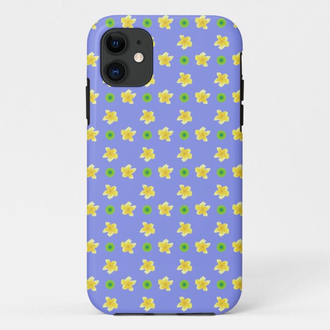 iPhone 5/5s Xtreme Case: Primroses, Polkas, Mauve Case-Mate iPhone Case (Back)