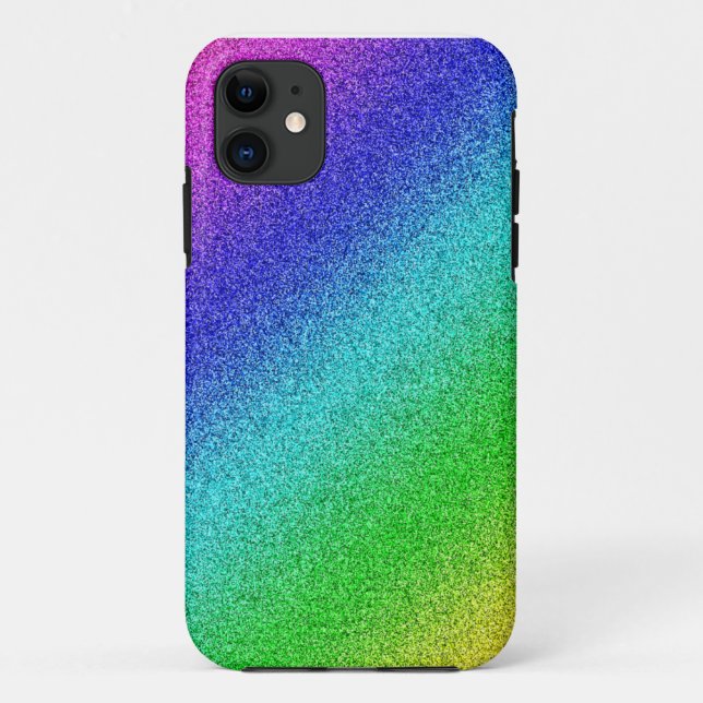 iPhone 5, Barely There case Glitzer Rainbog (Back)