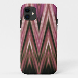 iPhone 5 Barely There, Mauve Chevron Zigzags Case-Mate iPhone Case