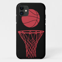 iPhone 5 Basketball Silhouette Bulls Black