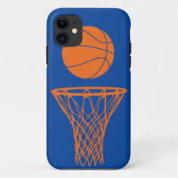 iPhone 5 Basketball Silhouette Knicks Blue