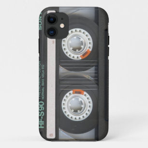 iPhone 5 Black Retro Cassette Case Old School 1980