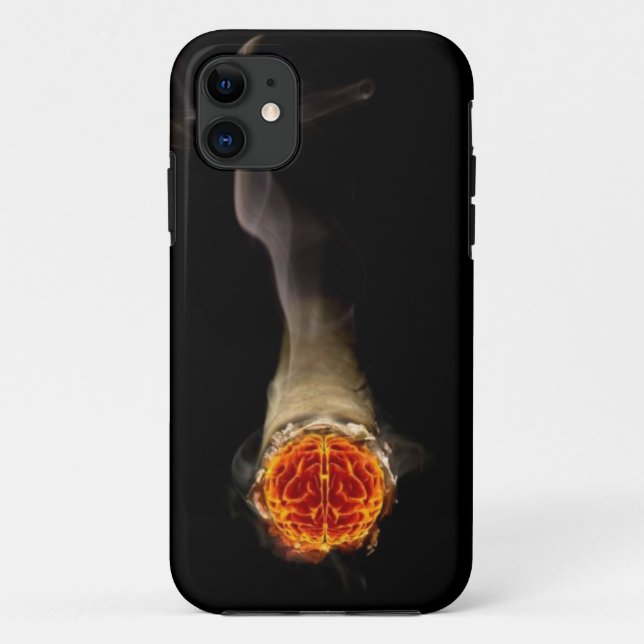 Iphone 5 Case Brain Smoke (Back)