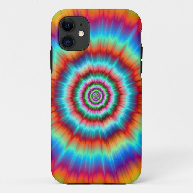iPhone 5 Case  Explosion in Blue and Orange (Back)